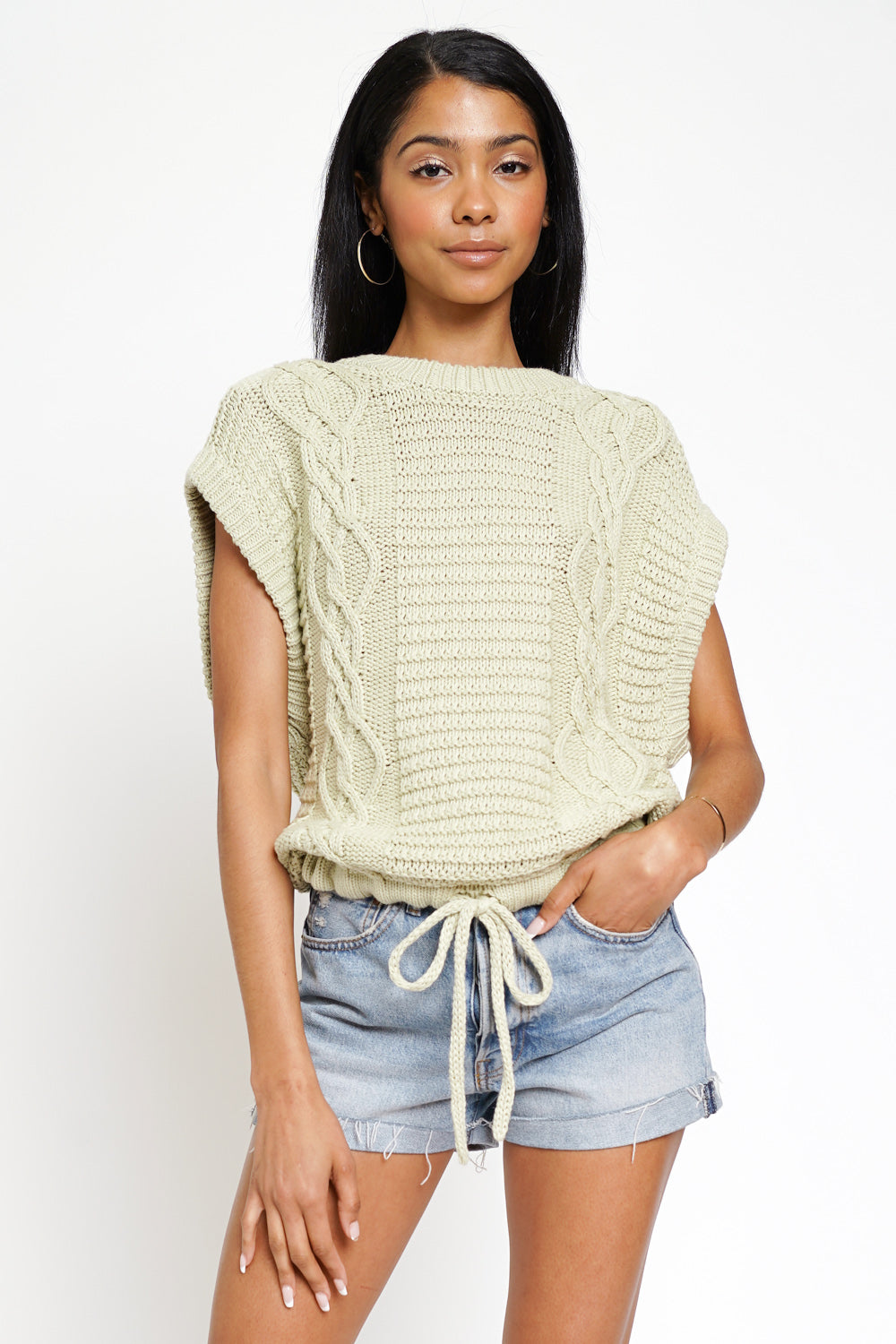 Cable Knit Vest