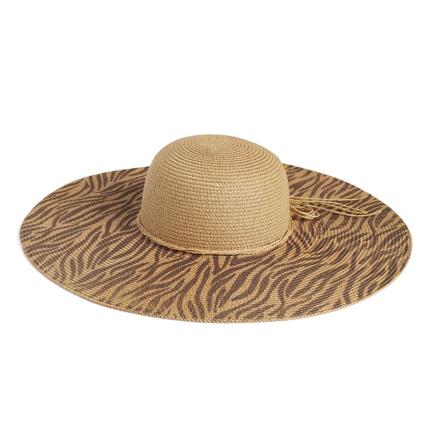 Printed Oversized Floppy Hat