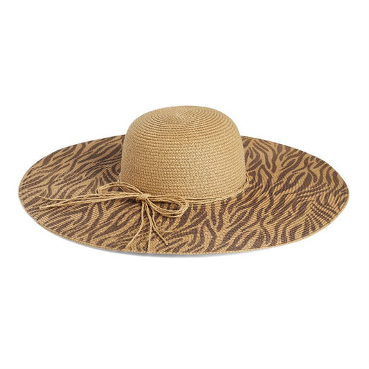 Printed Oversized Floppy Hat