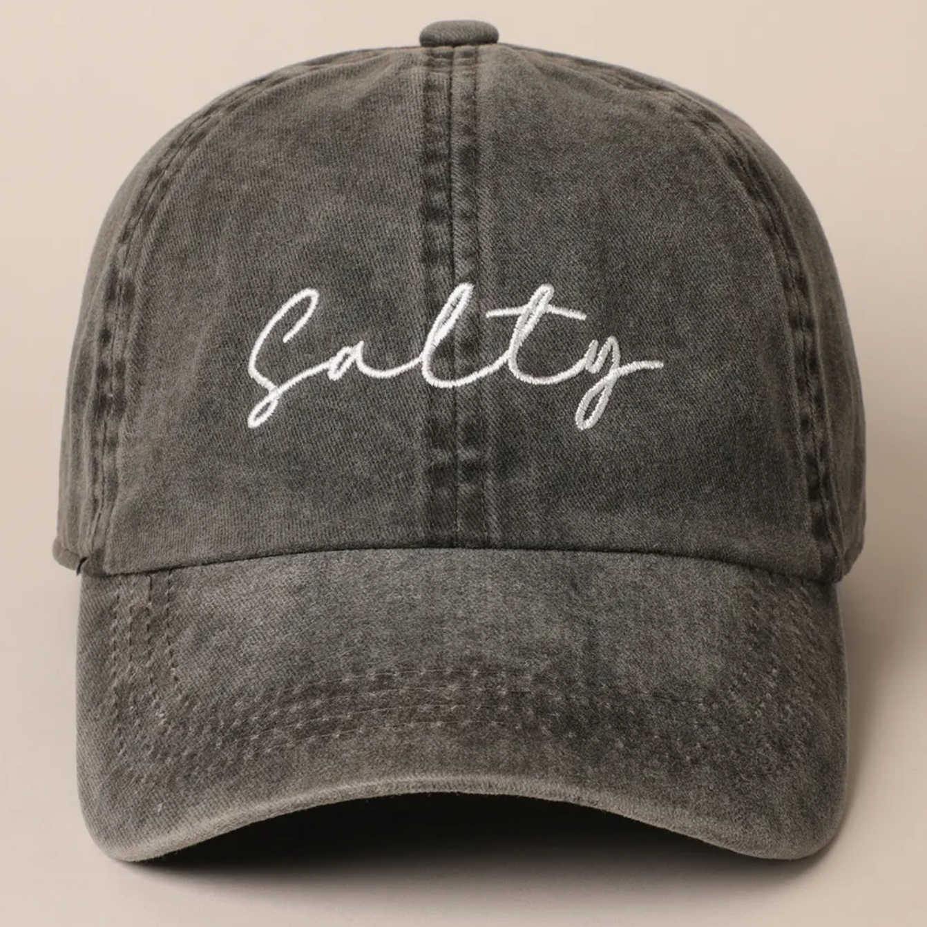 Salty Lettering Baseball Cap