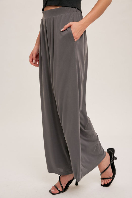 High Waisted Wide Leg Pants