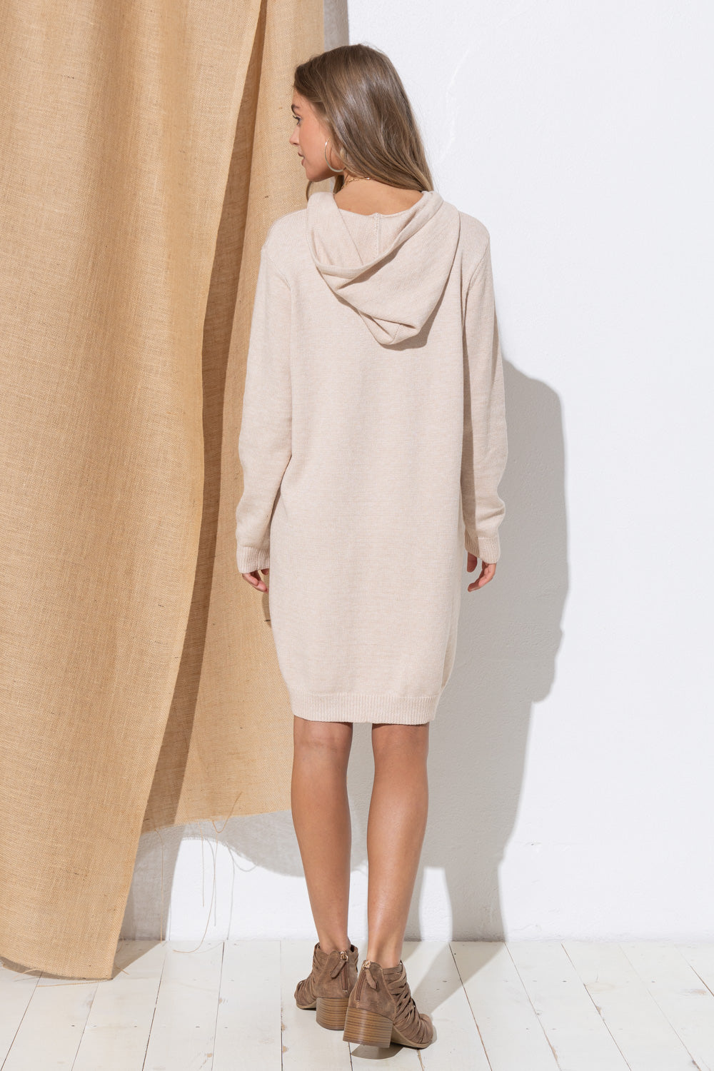 Hooded Sweater Dress