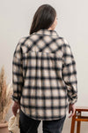 Plus Size Plaid Shacket