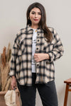 Plus Size Plaid Shacket