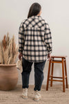 Plus Size Plaid Shacket