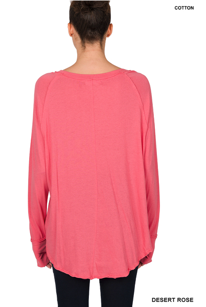 Raglan Thumbhole Long Sleeve