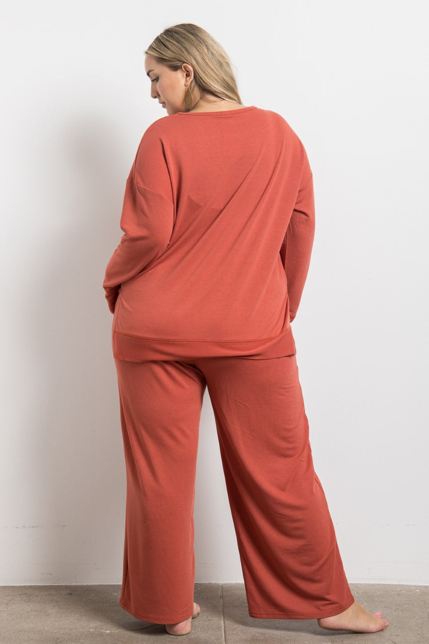 Plus Size Lounge Pullover