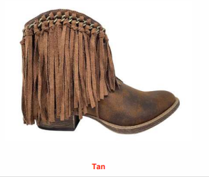 Fringed Ankle Boots