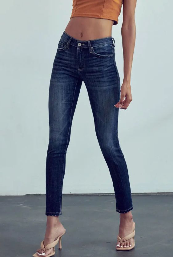 Mid Rise Super Skinny Denim