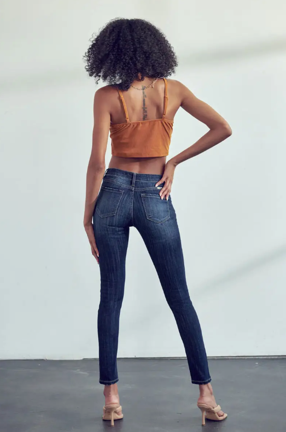 Mid Rise Super Skinny Denim